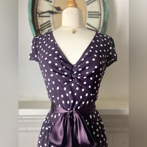 S.L. Fashions Polka Dot Dress